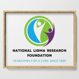 National Ligma (balls) Research Foundation Logo meme Serving Tray