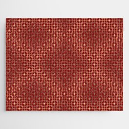Chinese red and gold pattern Jigsaw Puzzle