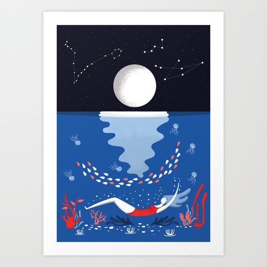 Ocean Flora Art Print