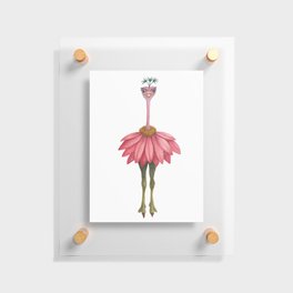 ostrich flower Floating Acrylic Print