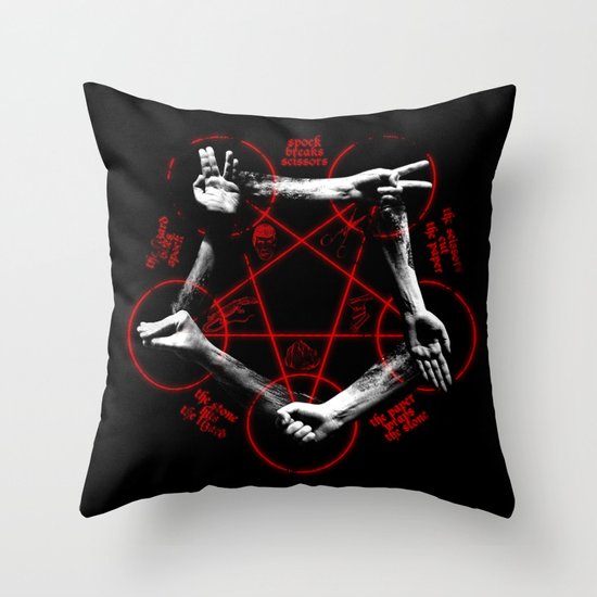 The game of the Beast Throw Pillow