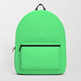 DRAGON GREEN Neon solid color Backpack