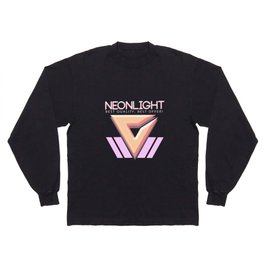 NEONLIGHT (Mock Blank VHS Poster) Long Sleeve T Shirt