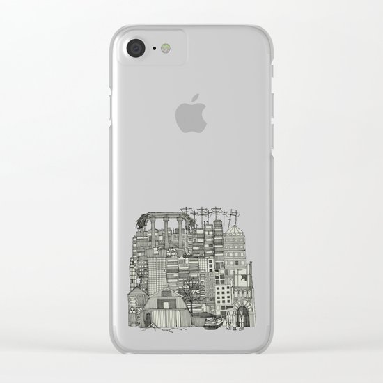 dystopian toile mono Clear iPhone Case