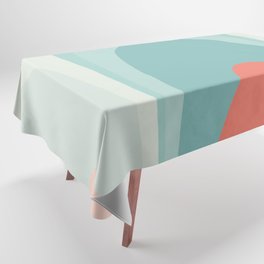 Pastell Colors Retro Abstract Graphic Tablecloth