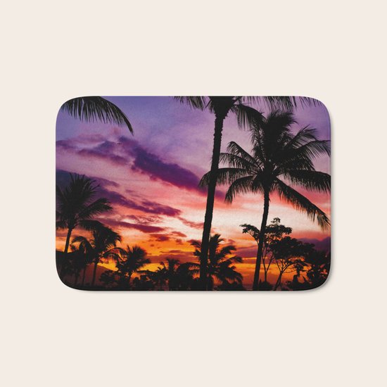 Fire In The Sky Bath Mat
