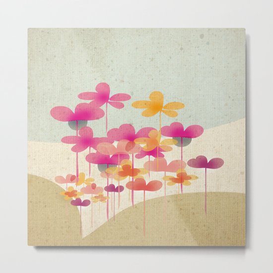 FlowerHill Metal Print