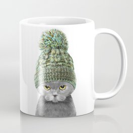 BOBBY Kaffeebecher | Cat, Holiday, Winter, Little, Nature, Nursery, Painting, Pet, Curated, Hat 