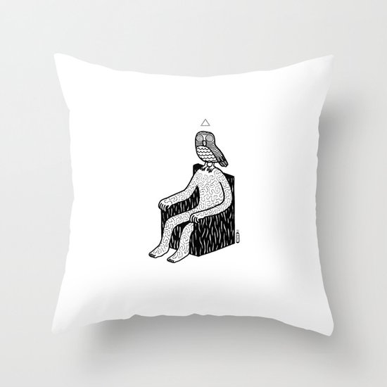 The Hypnowl Consultant Throw Pillow