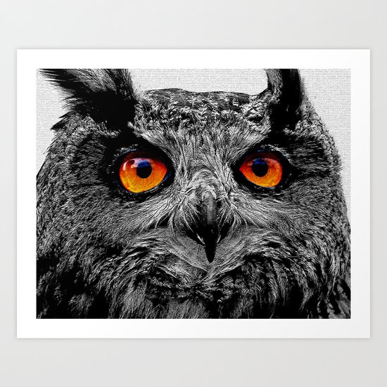 YOU'RE THE ORANGE OF MY EYES Art Print