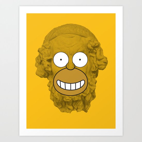 Homer's Odyssey Art Print