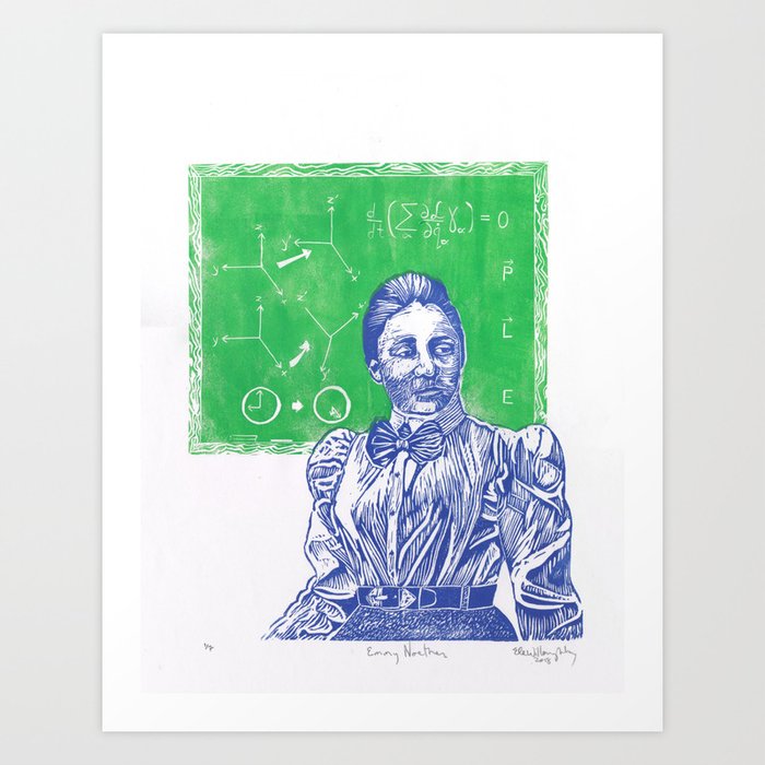 Emmy Noether, Giant of Math and Physis Art Print