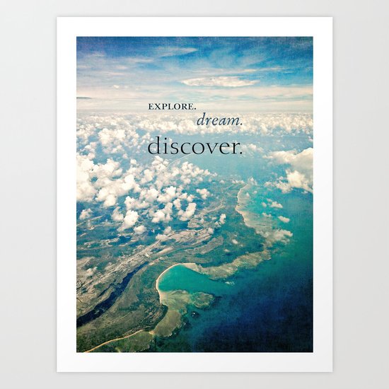 discover. Art Print
