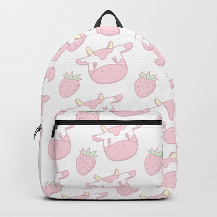Strawberry Milk Backpack by Emily Foisy