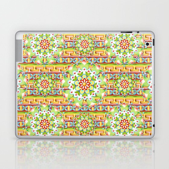 Fiesta Rainbow Mandala Laptop & iPad Skin