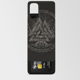 Valknut and Tree of Life Yggdrasil Android Card Case