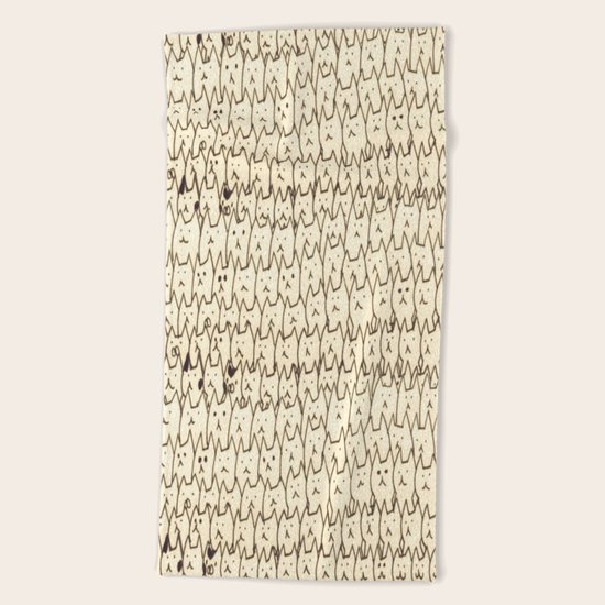 cat-8 Beach Towel