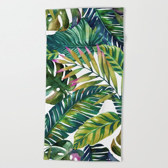 banana life Beach Towel