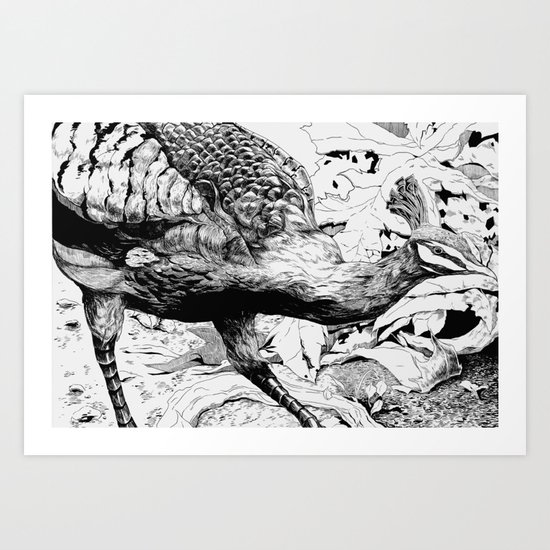 Peacock Art Print