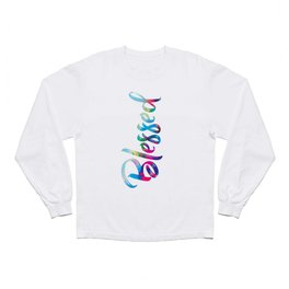 BLESSED VERTICAL Long Sleeve T Shirt