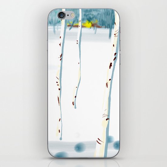 Betulle nella neve iPhone & iPod Skin