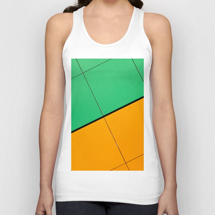 Yellow and Green Tank Top