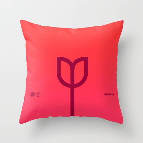 Flower Throw Pillow