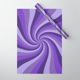 Purple Haze Spiraling Wrapping Paper