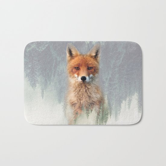 Vanishing Fox Bath Mat