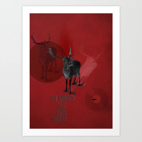 He's very natural Art Print