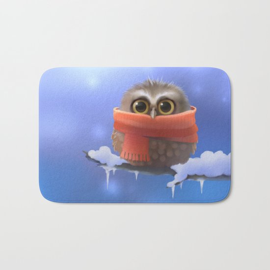 Little Owl Bath Mat