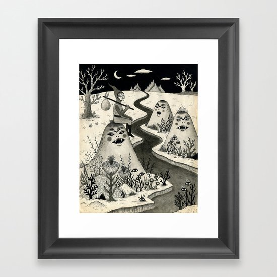 Weary Vagabond Framed Art Print