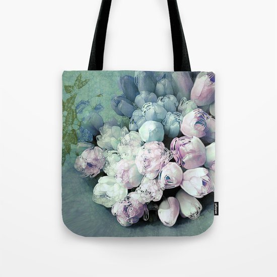 Tulips Antique Tote Bag