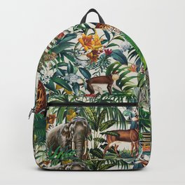 Floral and Animals Pattern III Backpack