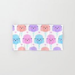 Cotton Candy Dogs Hand & Bath Towel