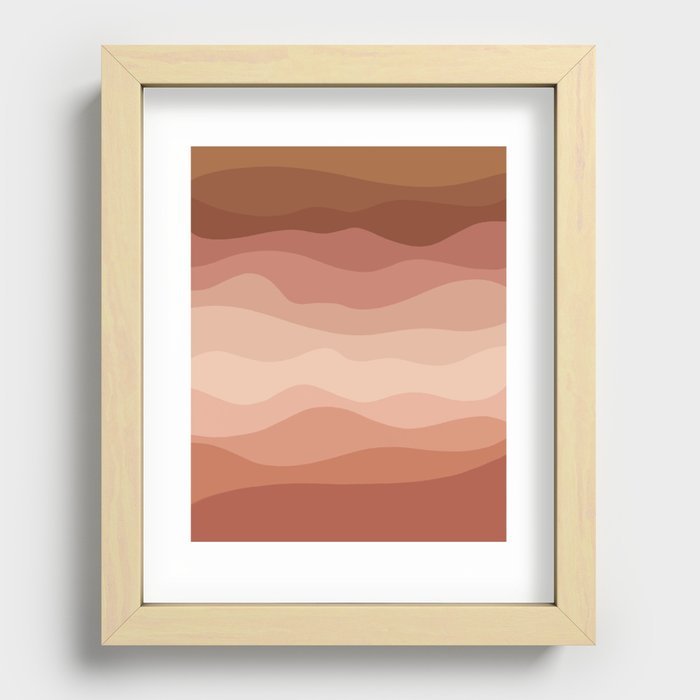 Desert Hills Recessed Framed Print