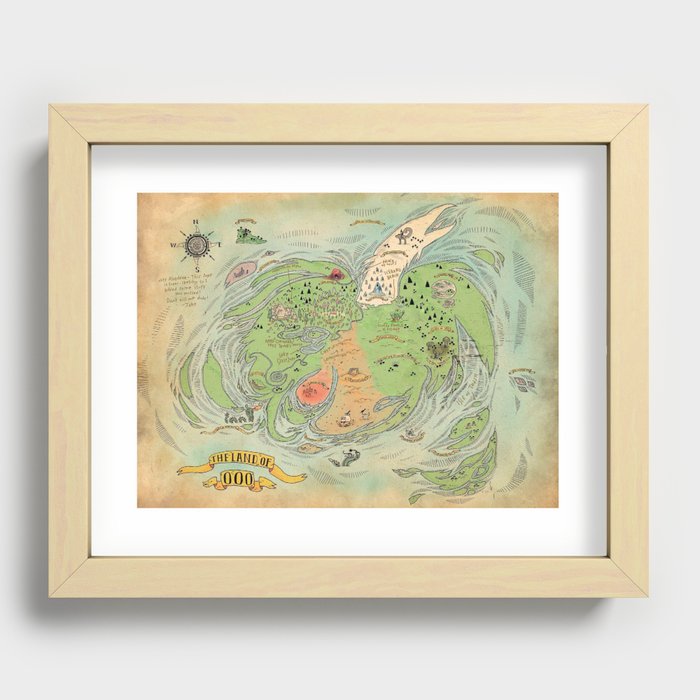 Land of Ooo Recessed Framed Print