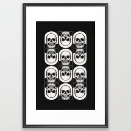 Skull pattern Framed Art Print