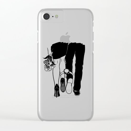 Till the love runs out Clear iPhone Case