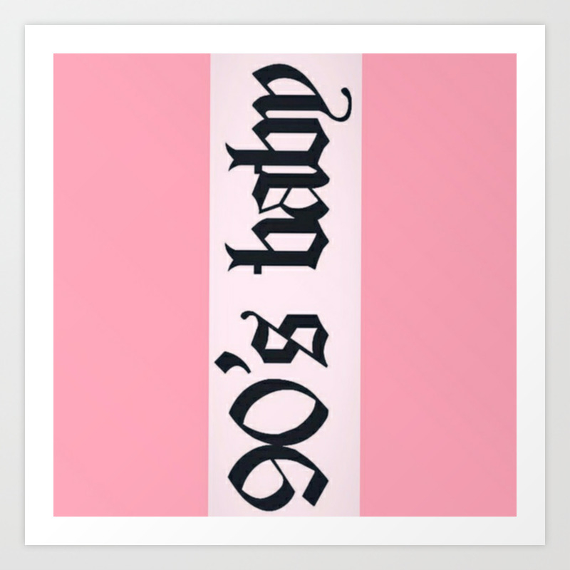 90s Baby Vertical Art Print By Ohnoxisha Society6