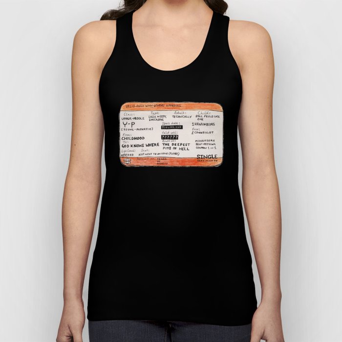 Life Crisis in a Train Ticket Tank Top