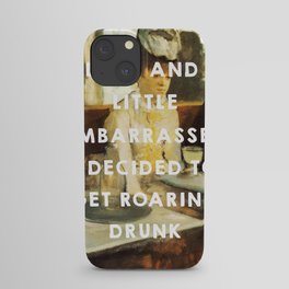 The Absinthe Drinker (1859), Édouard Manet // The Great Gatsby (2013), Baz Luhrmann iPhone Case