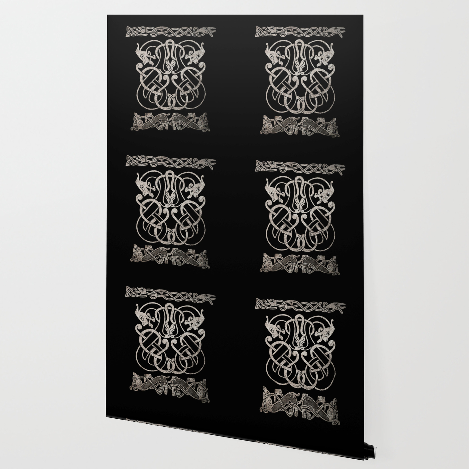 Old Norse Design Two Jellinge Style Entwined Beasts Originally Carved On A Rune Stone In Gotland Wallpaper By Frozenlakemp Society6 Shop for old norse art from the world's greatest living artists. old norse design two jellinge style entwined beasts originally carved on a rune stone in gotland wallpaper by frozenlakemp