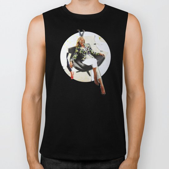 Build a Woman - Cut and Glue · Anne · Crop Circle Biker Tank
