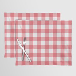 Classic Check - watermelon pink Placemat