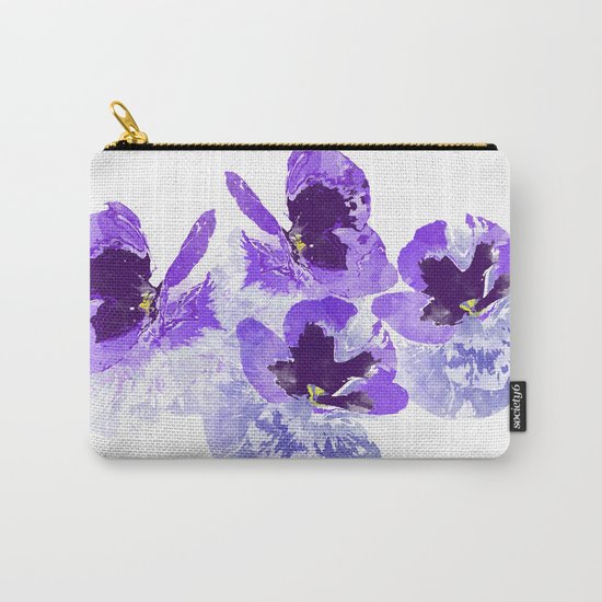 Blue velvet Carry-All Pouch