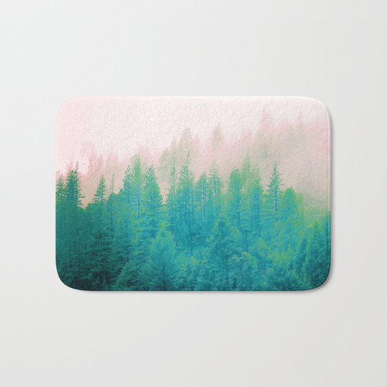 Forest Fog V2 #society6 #decor #buyart Bath Mat