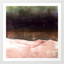 PALE DESERT Art Print