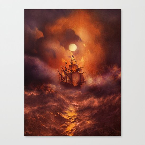 Perfect storm. Canvas Print