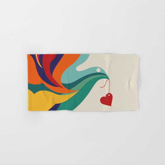 Love Message Hand & Bath Towel